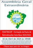 Edital AGE FENATRACOP - Pauta de Reivinicações 2024/ 2025