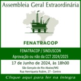 EDITAL FENATRACOP / SINDUSCON-MG - Junho 2024