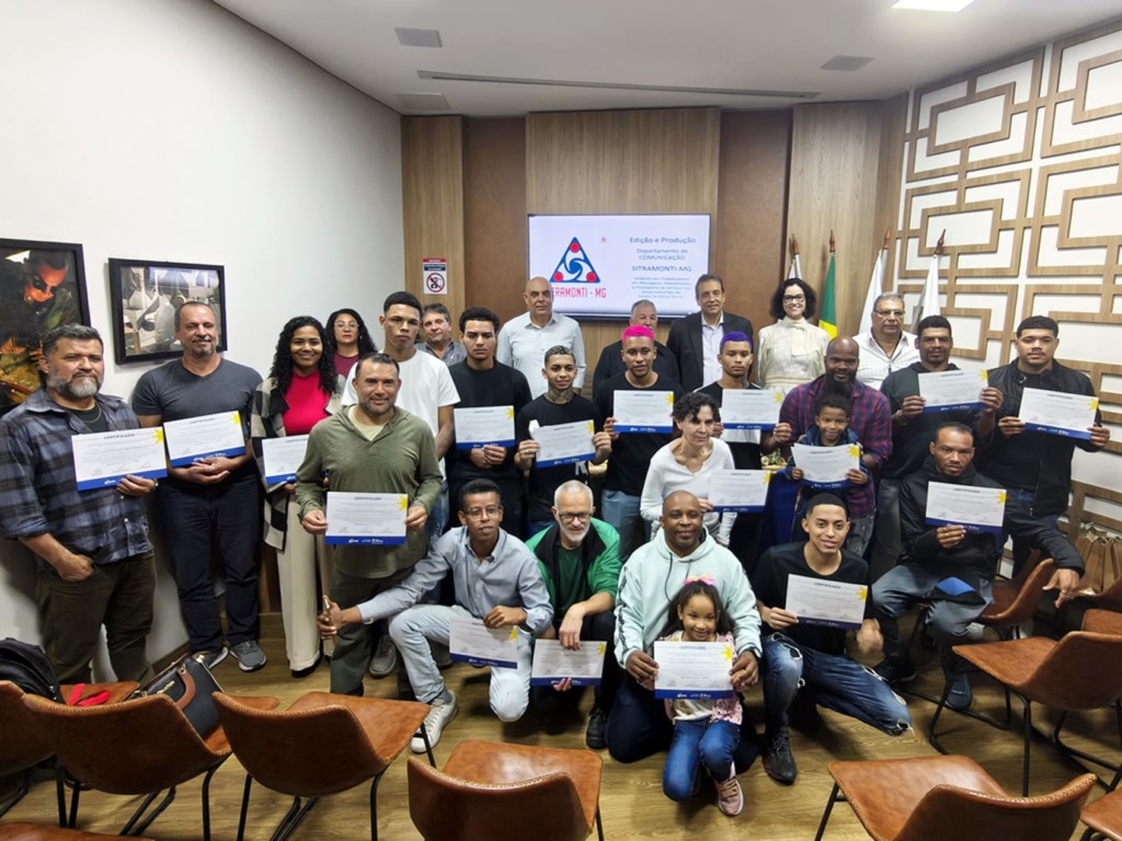 SITRAMONTI-MG sedia formatura de 28 novos auxiliares de solda e reafirma seu protagonismo na capacitação de trabalhadores e na geração de oportunidades de emprego