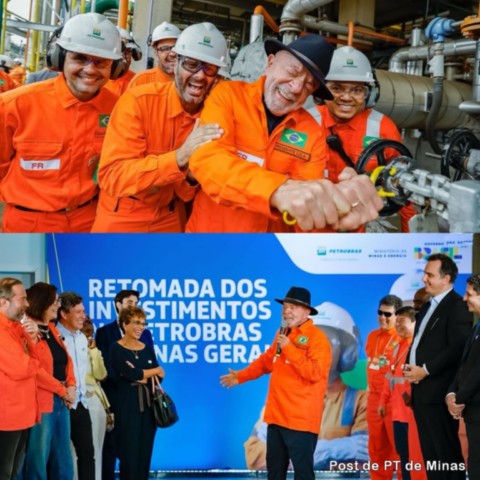 Presidente Lula anuncia investimento bilionário na REGAP Betim Presidente Lula anuncia investimento bilionário na REGAP Betim