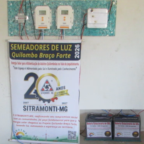 Projeto Semeadores de Luz - Energia Solar para Alfabetizar Quilombolas no Vale do Jequitinhonha