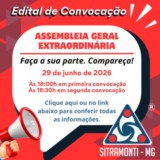 Edital de Convocação SITRAMONTI-MG AGE Junho 2026
